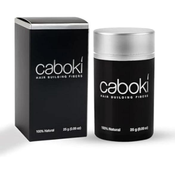 Caboki Hair Fibers Light  Brown  – Natural Keratin Hair Thickener for Thin Hair & Bald Spots